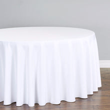 Load image into Gallery viewer, 108 in. Round Polyester Tablecloth (20 Colors)