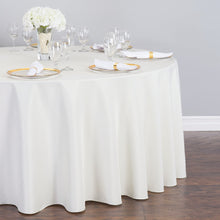 Load image into Gallery viewer, 132 in. Round Polyester Tablecloth (20 Colors)