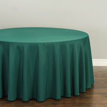 Load image into Gallery viewer, 120 In. Round Polyester Tablecloth (20 Colors)
