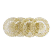 Load image into Gallery viewer, Baroque Glass Charger Plate 4/Pack (2 Colors)