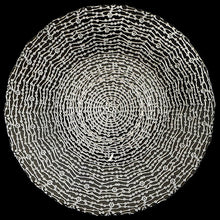 Load image into Gallery viewer, 13 in. Beaded Web Glass Charger Plate Silver 4/Pack