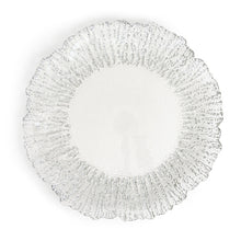 Load image into Gallery viewer, Coral Glass Charger Plate 4/Pack