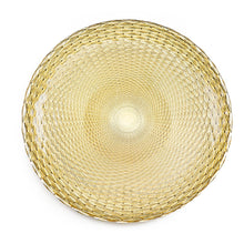 Load image into Gallery viewer, Kaleidoscope Glass Charger Plate 4/Pack (2 Colors)