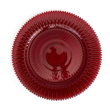 Load image into Gallery viewer, Sunburst Glass Charger Plate 4/Pack, (4 colors)