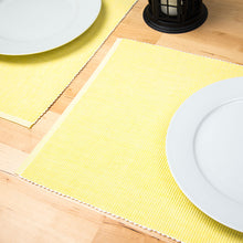 Load image into Gallery viewer, 13 X 18 in. Cotton Ribbed Placemats 4/Pack (3 Patterns)