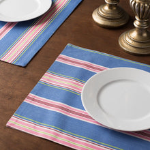 Load image into Gallery viewer, 13 X19 in. Striped Collection Cotton Placemats 4/Pack