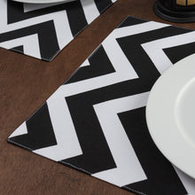 Load image into Gallery viewer, 13 X 19 in. Chevron Cotton Placemats 4/Pack (13 Colors)
