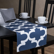 Load image into Gallery viewer, 13 X 90 in. Trellis Design Cotton Table Runner (9 colors)