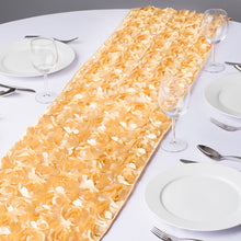 Load image into Gallery viewer, 14 X 108 in. Rosette Satin Table Runner (4 Colors)