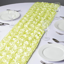 Load image into Gallery viewer, 14 X 108 in. Rosette Satin Table Runner (4 Colors)