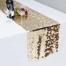 Load image into Gallery viewer, 14 X 108 in. Payette Sequin Table Runner (6 Colors)
