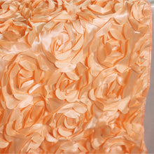 Load image into Gallery viewer, 118 in. Round Rosette Satin Tablecloth (14 Colors)