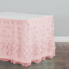 Load image into Gallery viewer, 17 ft. Cascading Ripples Table Skirt (6 Colors)