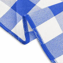 Load image into Gallery viewer, 17 in. Polyester Napkins Checkered (1 Dozen) - 4 Colors