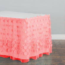 Load image into Gallery viewer, 17 ft. Cascading Ripples Table Skirt (6 Colors)