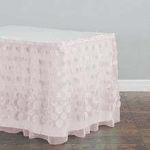 Load image into Gallery viewer, 17 ft. Cascading Ripples Table Skirt (6 Colors)