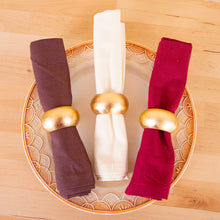 Load image into Gallery viewer, Acrylic Napkin Rings 4/Pack (2 colors)
