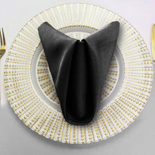 Load image into Gallery viewer, 20 in. Polyester Napkins Black (1 Dozen)