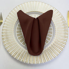 Load image into Gallery viewer, 20 in. Polyester Napkins Chocolate (1 Dozen)