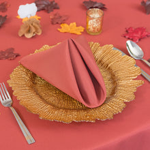 Load image into Gallery viewer, Coral Glass Charger Plate 4/Pack