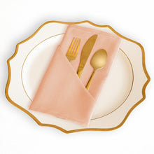 Load image into Gallery viewer, 17 in. Polyester Napkin Peach (1 Dozen)