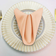 Load image into Gallery viewer, 20 in. Polyester Napkin Peach (1 Dozen)