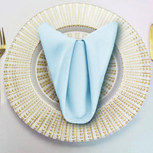 Load image into Gallery viewer, 20 in. Polyester Napkins Baby Blue (1 Dozen)