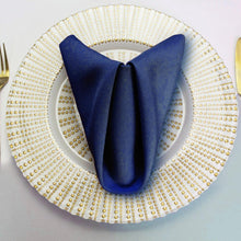 Load image into Gallery viewer, 20 in. Polyester Napkins Navy Blue (1 Dozen)