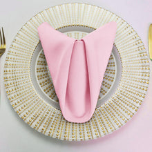 Load image into Gallery viewer, 20 in. Polyester Napkins Pink (1 Dozen)