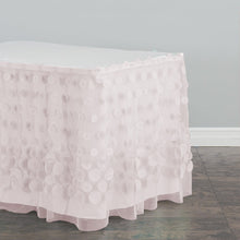 Load image into Gallery viewer, 21 ft. Cascading Ripples Table Skirt (6 Colors)