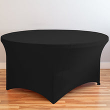 Load image into Gallery viewer, 4 ft. Round Stretch Tablecloth Table Cover (3 Colors)