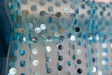 Load image into Gallery viewer, 50 x 120 in. Sheer Sequin Backdrop Draping (5 Colors)