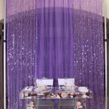 Load image into Gallery viewer, 50 x 120 in. Sheer Sequin Backdrop Draping (5 Colors)
