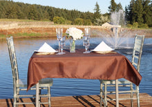 Load image into Gallery viewer, 54 in. Square Polyester Tablecloth (20 Colors)