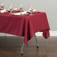 Load image into Gallery viewer, 60 x 102 in. Rectangular Polyester Tablecloth Burgundy
