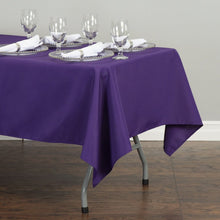 Load image into Gallery viewer, 60 x 102 in. Rectangular Polyester Tablecloth Purple
