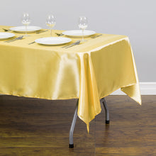 Load image into Gallery viewer, 60 X 102 in. Rectangular Satin Tablecloth (17 Colors)