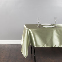 Load image into Gallery viewer, 60 X 126 in. Rectangular Satin Tablecloth (16 Colors)