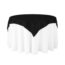 Load image into Gallery viewer, 60 in. Square Satin Overlay Black