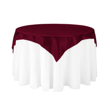 Load image into Gallery viewer, 72 in. Square Satin Overlay (23 Colors)