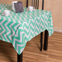 Load image into Gallery viewer, 60 in. Square Chevron Cotton Tablecloth (12 Colors)
