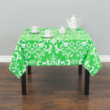 Load image into Gallery viewer, 60 in. Square Vintage Royalty Cotton Tablecloth (3 Colors)