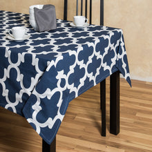 Load image into Gallery viewer, 60 X 84 in. Rectangular Trellis Cotton Tablecloth (12 Colors)