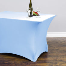 Load image into Gallery viewer, 6 ft. Rectangular Stretch Tablecloth (7 Colors)