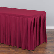 Load image into Gallery viewer, 6 ft. Fitted Table Skirt (7 Colors)