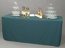 Load image into Gallery viewer, 8 ft. Fitted Polyester Tablecloth (7 Colors)