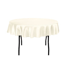 Load image into Gallery viewer, 70 in. Round Satin Tablecloth (16 Colors)