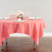 Load image into Gallery viewer, 70 in. Square Polyester Tablecloth Strawberry Ice