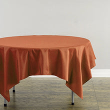 Load image into Gallery viewer, 70 in. Square Polyester Tablecloth Marsala