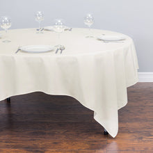 Load image into Gallery viewer, 85 in. Square Cotton-Feel Tablecloth (6 Colors)